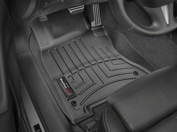 Килими автомобільні 3D Лайнери передні Infiniti Q50 2014 - 2017 чорний WeatherTech 445861 445861 фото