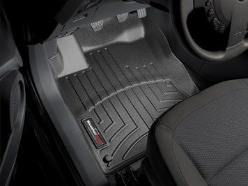 Килими автомобільні 3D Лайнери передні Nissan Qashqai 2014 - 2021 чорний WeatherTech 446921 446921 фото