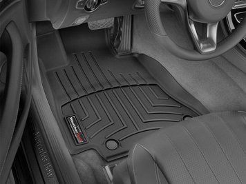 Килими автомобільні 3D Лайнери передні Mercedes-Benz E-Class 2015 - 2021 чорний WeatherTech 449731 449731 фото