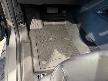 Килими автомобільні 3D Лайнери High Performance передні Ford Ranger 2023 + чорний WeatherTech 4418491IM 4418491IM фото