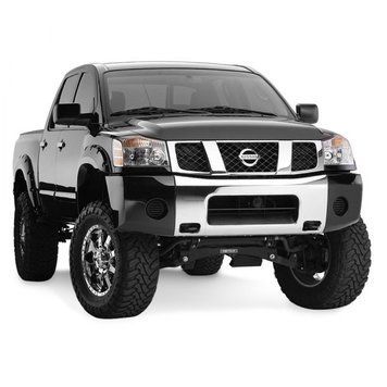 Розширювачі арок комплект 4 шт Nissan Titan 2004-2015 Pocket-style чорний Bushwacker 70908-02 70908-02 фото