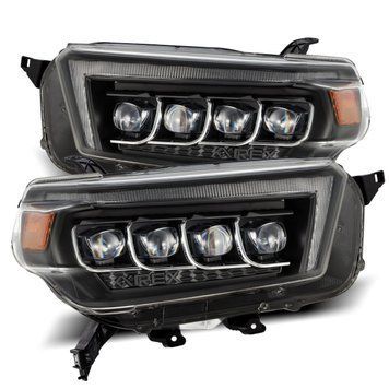 Передні фари Toyota 4Runner 2010-2013 LED NOVA серія чорні AlphaRex 880759 880759 фото