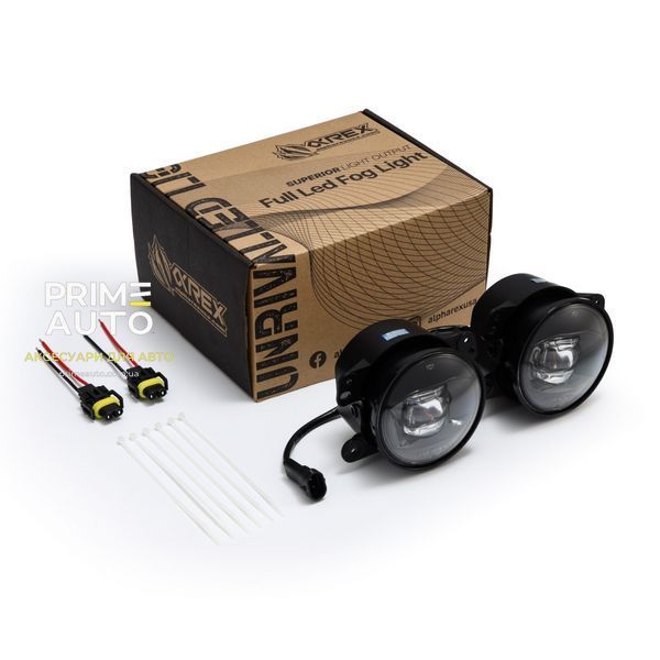 Противотуманні фари DoubleTap LED Jeep Wrangler 1996-2006 AlphaRex 210004 210004___ фото