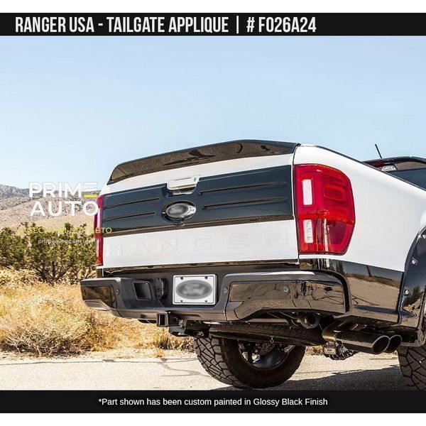 Накладка на задній борт Ford Ranger USA 2015 - 2022 чорний AIR DESIGN FO26A24 FO26A24 фото