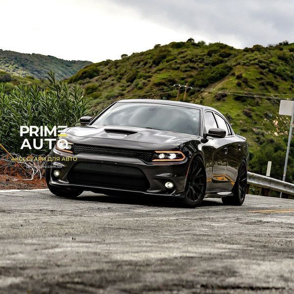 Передні фари Dodge Charger 2015-2022 NOVA-Series Alpha-Black AlphaRex 880500 880500 фото