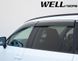 Дефлектори вікон, к-т 4 шт, з хромованим молдингом Toyota RAV4 2019 - 2022 Wellvisors 3-847TY057 3-847TY057 фото 3