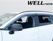 Дефлектори вікон, к-т 4 шт, з хромованим молдингом Toyota RAV4 2019 - 2022 Wellvisors 3-847TY057 3-847TY057 фото 2