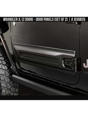 Молдинги боковые Jeep Wrangler 2018-2024 чёрный AIR DESIGN JE05B25 JE05B25 фото