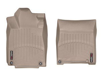 Коврики автомобильные 3D Лайнеры передние Honda CR-V 2012 - 2016 бежевый WeatherTech 455571 455571 фото