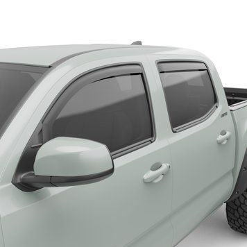 Дефлектори вікон к-т 4 шт вставні Toyota Tacoma 2016 - 2023 темні матові Crew Cab EGR 575085 575085 фото