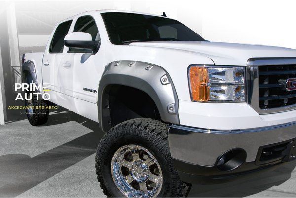 Розширювачі арок комплект 4 шт GMC Sierra 1500 2019-2025 DRT-style чорний Bushwacker 40946-02 40946-02 фото