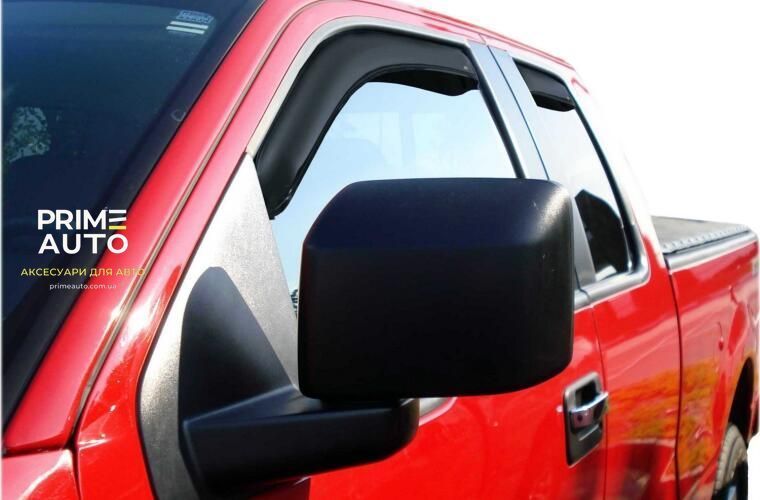 Дефлекторы окон вставные темно - дымчатые Toyota Tundra 2022 - 2026 Double Cab к-т 4 шт AVS 194704 194704 фото