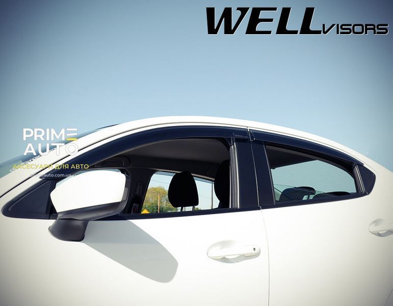 Дефлектори вікон к-т 4 шт Premium серія Scion iA 2016 - 2020 Wellvisors 3-847SC004 3-847SC004 фото