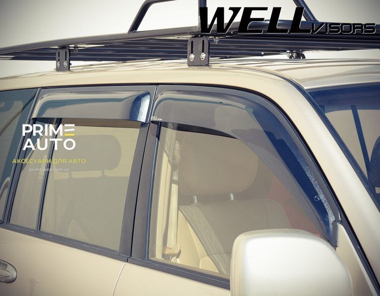 Дефлектори вікон к-т 4 шт Premium серія Lexus LX470 1998 - 2007 Wellvisors 3-847LX001 3-847LX001 фото
