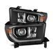 Передні фари Toyota Sequoia 2008 - 2017 LED LUXX серія чорні AlphaRex 880823 880823. фото 1