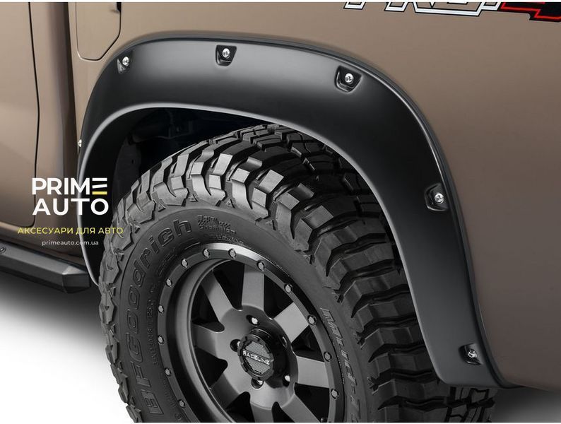 Розширювачі арок комплект 4 шт Nissan Frontier 2022-2025 Pocket-style чорний Bushwacker 70911-02 70911-02 фото