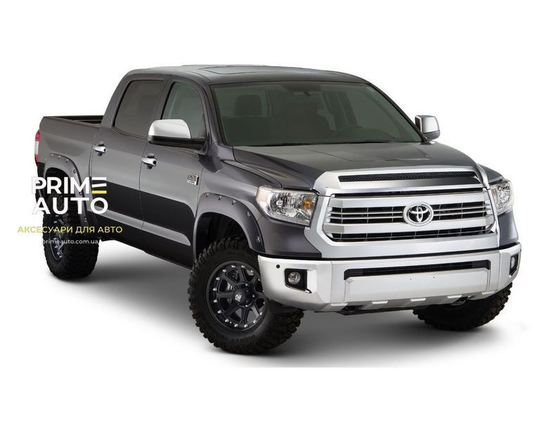 Расширители арок комплект 4 шт Toyota Tundra 2019-2021 Pocket-style полуночно-черный металлик Bushwacker 30918-43 30918-43 фото