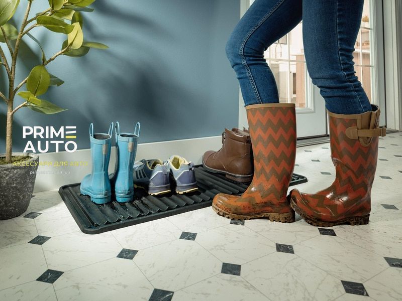 Килимок для взуття чорний WeatherTech IDMBT1BXB IDMBT1BXB фото