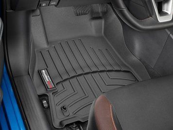 Килими автомобільні 3D Лайнери передні Nissan Versa 2020 - 2025 чорний WeatherTech 4415821 4415821 фото