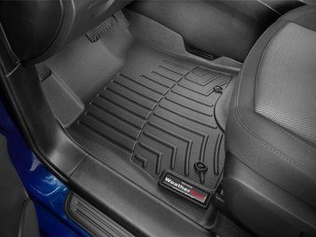 Килими автомобільні 3D Лайнери передні Chevrolet Captiva 2012 - 2015 чорний WeatherTech 445541 445541 фото