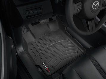 Килими автомобільні 3D Лайнери передні Mazda CX-7 2007 - 2012 чорний WeatherTech 441221 441221 фото