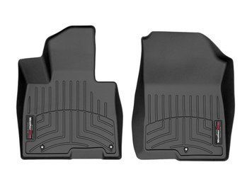 Килими автомобільні 3D Лайнери передні Hyundai Santa Cruz 2022 - 2025 чорний WeatherTech 4416781 4416781. фото