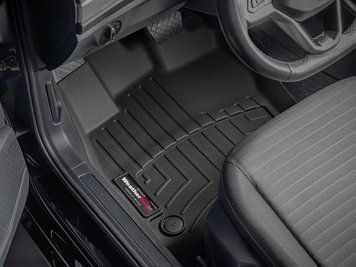 Коврики автомобильные 3D Лайнеры передние Volkswagen Jetta 2019 - 2026 черный WeatherTech 4413171 4413171 фото