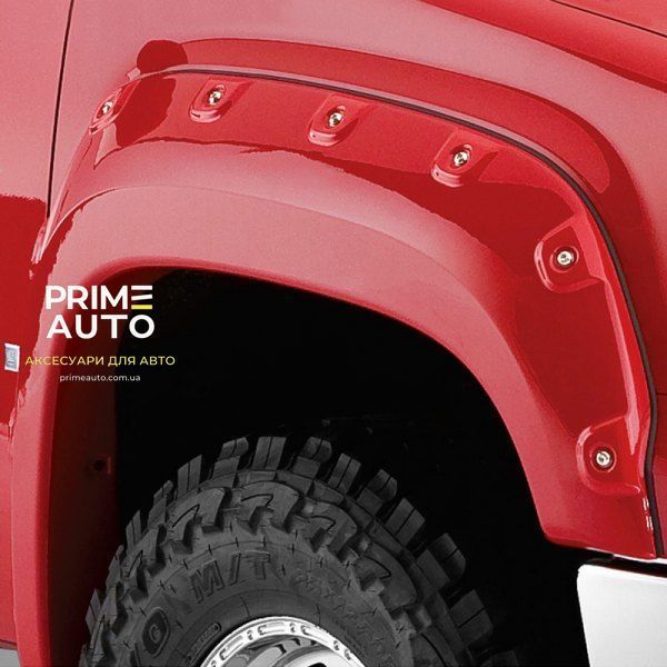 Розширювачі арок комплект 4 шт GMC Sierra 1500 2007-2013 Cutout Pocket-style чорний Bushwacker 40947-02 40947-02 фото