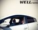 Дефлекторы окон к-т 4 шт с черным хромированным молдингом Kia Forte 2014 - 2018 Hatchback Wellvisors 3-847KA009 3-847KA009 фото 9