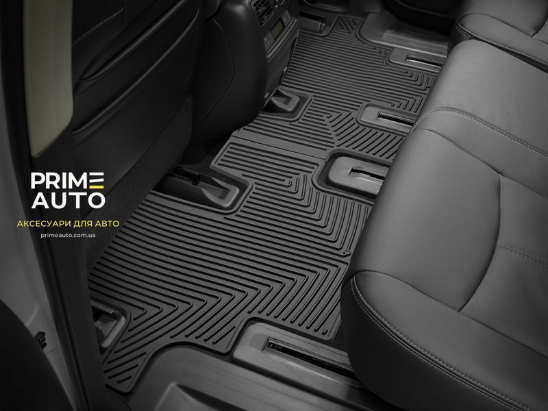 Коврики резиновые передние Volvo S80 2007 - 2016 черный WeatherTech W169 W169. фото