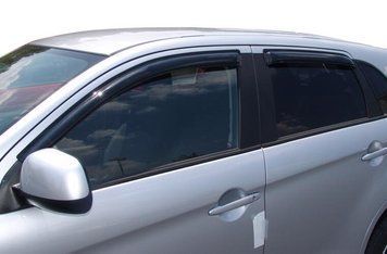 Дефлекторы окон клеящиеся темные Mitsubishi Outlander Sport 2011-2013 к-т 4 шт AVS 94191 94191 фото