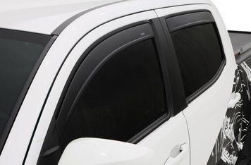 Дефлекторы окон клеящиеся черные матовые LOW PRO Toyota Tacoma 2016- 2025 к-т 4 шт AVS 1774036 1774036 фото