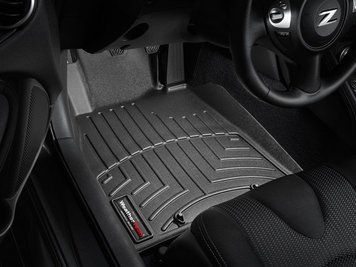 Килими автомобільні 3D Лайнери передні Nissan 370Z 2010 - 2018 чорний WeatherTech 442751 442751 фото