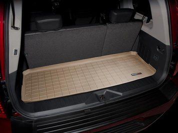 Коврик в багажник Nissan Armada 2004 - 2010 бежевый WeatherTech 41254 41254. фото