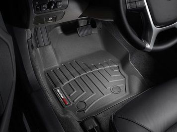 Килими автомобільні 3D Лайнери передні Volvo S80 2007 - 2016 чорний WeatherTech 442321 442321. фото