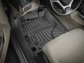 Коврики автомобильные 3D Лайнеры передние Honda Civic 2012 - 2015 черный WeatherTech 443731 443731 фото