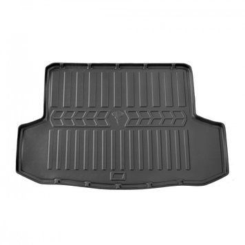 Коврик в багажник с бортиком Chevrolet Aveo (T250) седан 2005-2011 черный 6002041 6002041.. фото