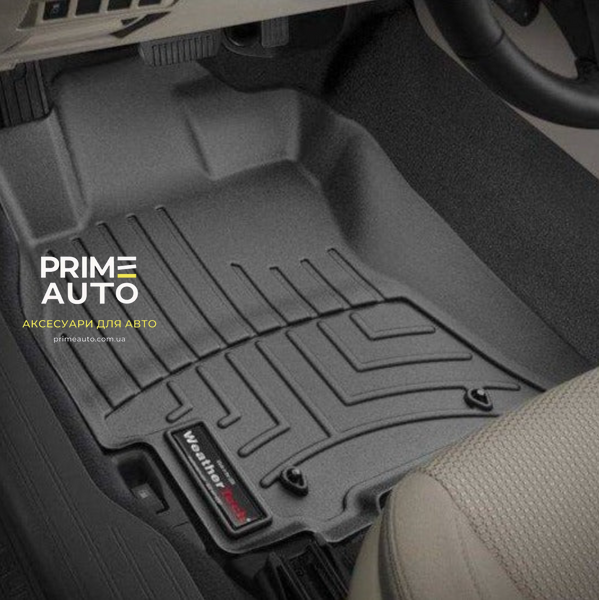 Коврики автомобильные 3D Лайнеры передние Volkswagen ID.7 2025 черный WeatherTech 4418501 4418501 фото