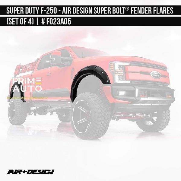 Фендера Ford F-250 2017-2025 черный AIR DESIGN FO23A05 FO23A05 фото