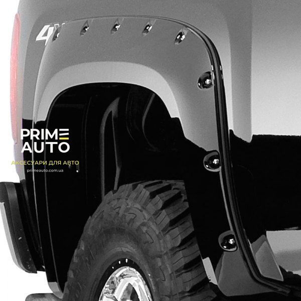 Расширители арок комплект 4 шт Chevrolet Silverado 1500 2007-2013 Cutout Pocket-style черный Bushwacker 40949-02 40949-02 фото