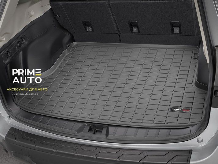 Килим в багажник Subaru Forester 2019 + 401230 чорного кольору WeatherTech 401230 фото