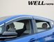 Дефлектори вікон, к-т 4 шт, з хромованим молдингом Buick Encore GX 2020-2024 Wellvisors 3-847BU012 3-847BU012 фото 3
