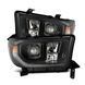 Передні фари Toyota Sequoia 2008 - 2017 LED PRO серія колір Alpha-Black AlphaRex 880828 880828. фото 1
