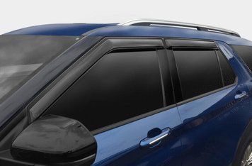 Дефлекторы окон клеящиеся темные Hyundai Santa Fe 2019- 2025 к-т 4 шт AVS 94824 94824 фото
