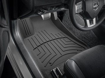 Коврики автомобильные 3D Лайнеры High Performance передние Dodge Challenger 2017 - 2023 черный WeatherTech 444251IM 444251IM.. фото