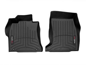 Килими автомобільні 3D Лайнери передні Genesis G70 2019 - 2025 чорний WeatherTech 4416941 4416941 фото