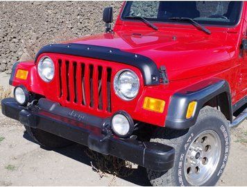 Дефлектор капота Tough Guard Jeep Wrangler TJ 1996-2006 текстурированный FormFit TG7W96 TG7W96 фото