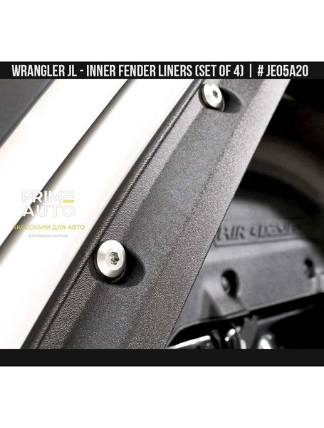 Подкрылки Jeep Wrangler 2018-2024 чёрный AIR DESIGN JE05A20 JE05A20 фото