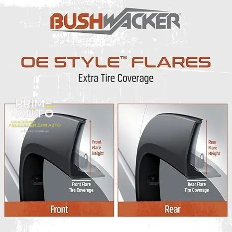 Розширювачі арок комплект 4 шт Ford F-150 2018-2020 OE-style чорний Bushwacker 20948-02 20948-02 фото