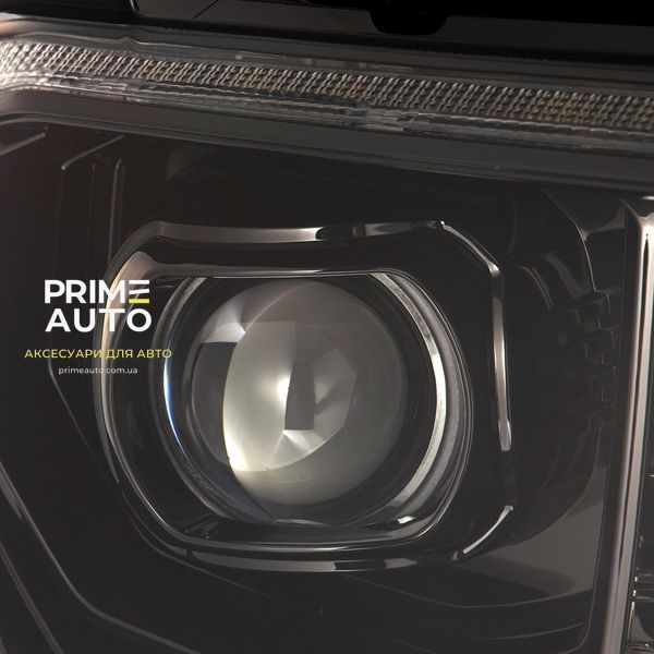 Передні фари Toyota Sequoia 2008 - 2017 LED PRO серія чорні AlphaRex 880829 880829. фото